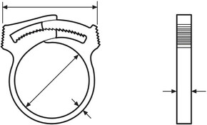 HellermannTyton Befestigungsschelle SNP1-POM-WH-C1