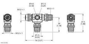 Turck Zweifachverteiler VT2-FKM4. #6930572