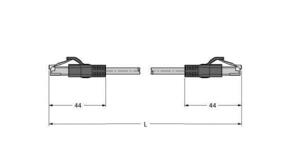 Turck Leitung für Industrial Ethernet RJ45S-RJ45S-4414-25M