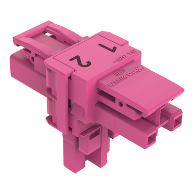 WAGO GmbH & Co. KG T-Verteiler 2-polig Kod. B,pink 770-1603