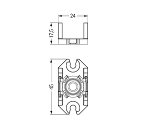WAGO GmbH & Co. KG Montageplatte 2-polig 770-1626