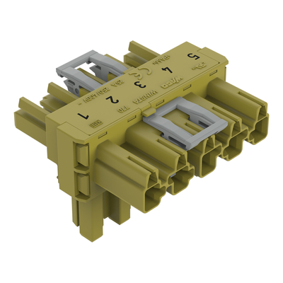 WAGO GmbH & Co. KG T-Verteiler 5-polig Kod. B,hellgrün 770-1642