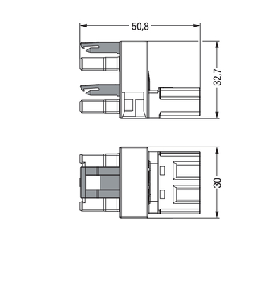 WAGO GmbH & Co. KG h-Verteiler 3-polig Kod. B,pink 770-1663