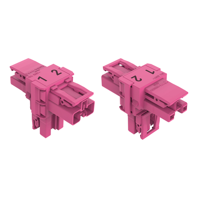 WAGO GmbH & Co. KG T-Verteiler 2-polig Kod. B,pink 770-1703