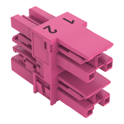 WAGO GmbH & Co. KG 3-fach-Verteiler 2-polig Kod. B,pink 770-1706