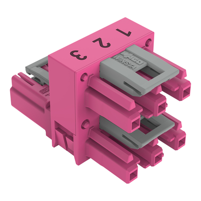 WAGO GmbH & Co. KG h-Verteiler 3-polig Kod. B,pink 770-1763