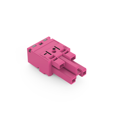 WAGO GmbH & Co. KG Buchse 2-polig Kod. B,pink 770-282/080-000