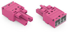 WAGO GmbH & Co. KG Buchse 2-polig Kod. B,pink 770-282/082-000