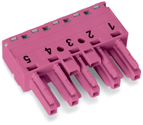 WAGO GmbH & Co. KG Buchse 5-polig Kod. B,pink 770-285