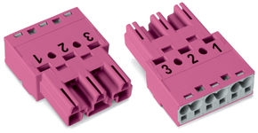 WAGO GmbH & Co. KG Stecker 3-polig Kod. B,pink 770-293
