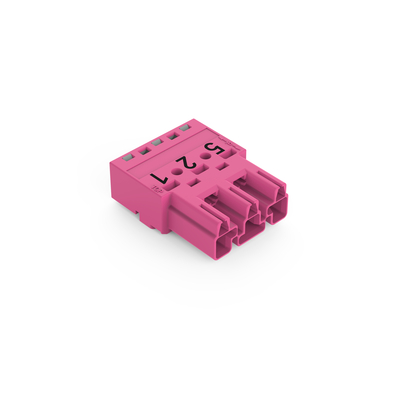 WAGO GmbH & Co. KG Stecker 3-polig Kod. B,pink 770-293/081-000