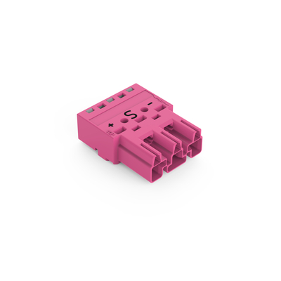 WAGO GmbH & Co. KG Stecker 3-polig Kod. B,pink 770-293/082-000