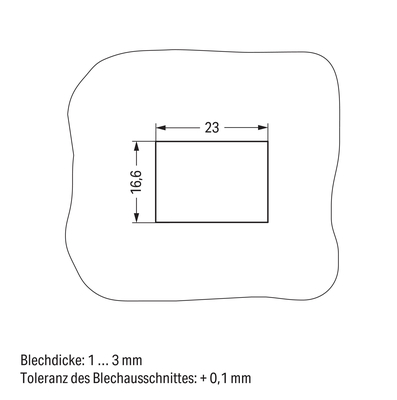 WAGO GmbH & Co. KG Snap-In-Rahmen 2-pol.,1,0 3,0mm,sw 770-317