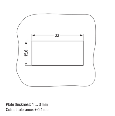 WAGO GmbH & Co. KG Snap-In-Rahmen 3-pol.,1,0 3,0mm,sw 770-318