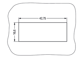 WAGO GmbH & Co. KG Snap-In-Rahmen 4-pol.,1,0 3,0mm,ws 770-339