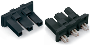 WAGO GmbH & Co. KG Gerätesteckverbinder 3-pol Kod. A,schwarz 770-408