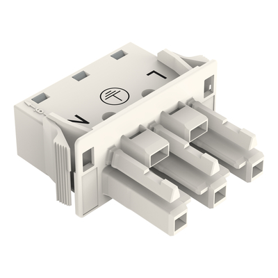 WAGO GmbH & Co. KG Snap-In-Buchse 3-polig,weiß 770-723/009-000