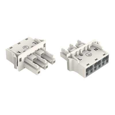 WAGO GmbH & Co. KG Snap-In-Buchse 3-polig,weiß 770-723/009-000