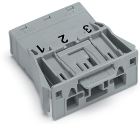 WAGO GmbH & Co. KG Snap-In-Stecker 3-polig,Kod. B,grau 770-753