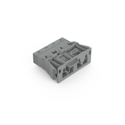 WAGO GmbH & Co. KG Snap-In-Stecker 4-polig,Kod. B,grau 770-754/062-000