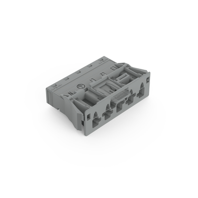 WAGO GmbH & Co. KG Snap-In-Stecker 5-polig,Kod. B,grau 770-755/060-000