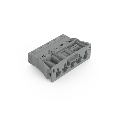 WAGO GmbH & Co. KG Snap-In-Stecker 5-polig,Kod. B,grau 770-755/064-000