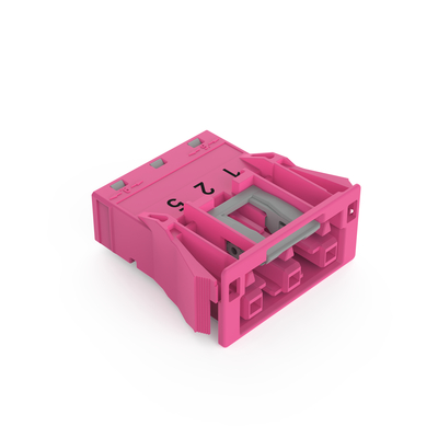 WAGO GmbH & Co. KG Snap-In-Buchse 3-polig,Kod. B,pink 770-783/081-000