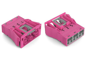 WAGO GmbH & Co. KG Snap-In-Buchse 3-polig,Kod. B,pink 770-783/081-000