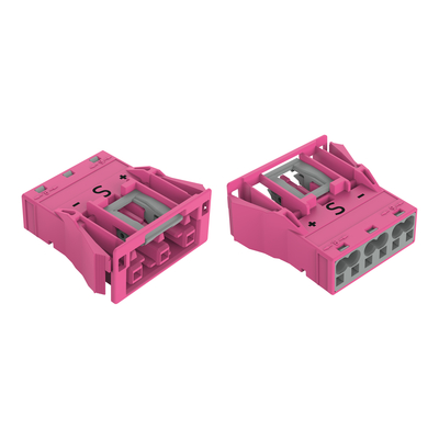 WAGO GmbH & Co. KG Snap-In-Buchse 3-polig,Kod. B,pink 770-783/082-000