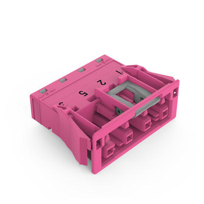 WAGO GmbH & Co. KG Snap-In-Buchse 4-polig,Kod. B,pink 770-784/081-000