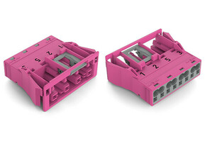 WAGO GmbH & Co. KG Snap-In-Buchse 4-polig,Kod. B,pink 770-784/081-000