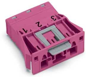 WAGO GmbH & Co. KG Snap-In-Stecker 3-polig,Kod. B,pink 770-793