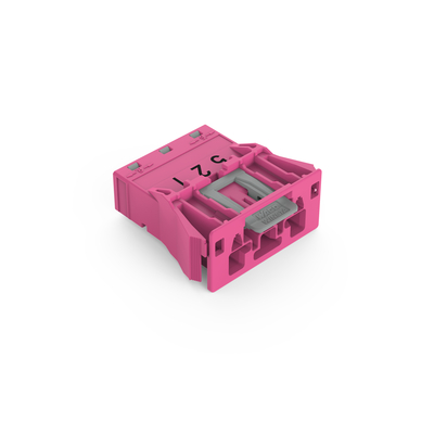 WAGO GmbH & Co. KG Snap-In-Stecker 3-polig,Kod. B,pink 770-793/081-000