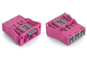 WAGO GmbH & Co. KG Snap-In-Stecker 3-polig,Kod. B,pink 770-793/081-000