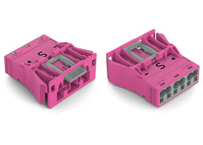 WAGO GmbH & Co. KG Snap-In-Stecker 3-polig,Kod. B,pink 770-793/082-000