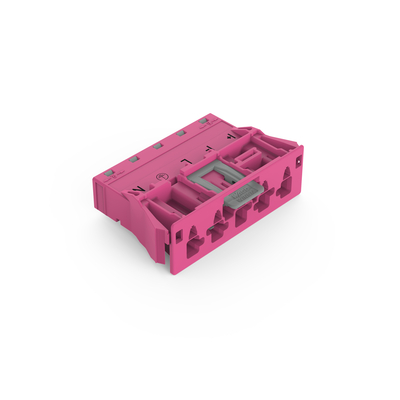 WAGO GmbH & Co. KG Snap-In-Stecker 5-polig,Kod. B,pink 770-795/080-000