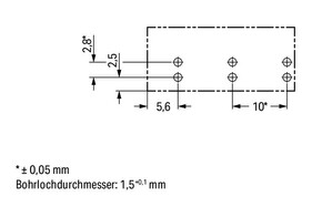 WAGO GmbH & Co. KG Buchse für Leiterplatten 3-polig,hellgrün 770-863