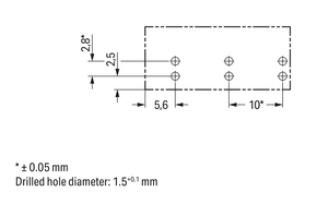 WAGO GmbH & Co. KG Buchse für Leiterplatten 3-polig,hellgrün 770-863