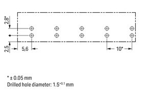 WAGO GmbH & Co. KG Buchse für Leiterplatten 5-polig,hellgrün 770-865/073-000