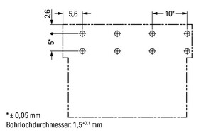 WAGO GmbH & Co. KG Stecker für Leiterplatten 4-polig,hellgrün 770-874/011-000