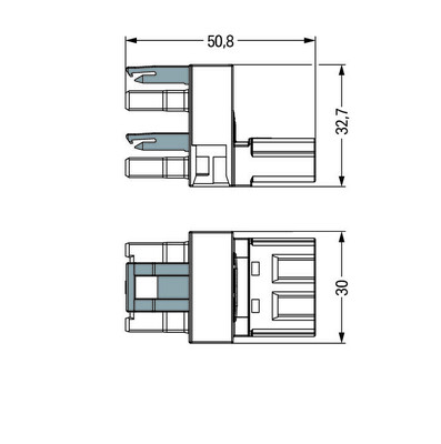 WAGO GmbH & Co. KG h-Verteiler 3-polig Kod. P,rot 770-934