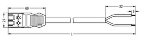 WAGO GmbH & Co. KG konfekt. Anschlussleitung Eca,Stecker 771-5001/186-000