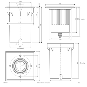 EVN Lichttechnik HV Bodenleuchte IP67 3000K 450lm 67841053D