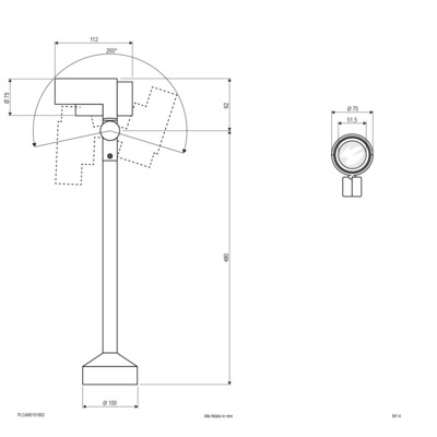 EVN Lichttechnik Gartenspot 934lm 200-240V 3000K PLCA65151502