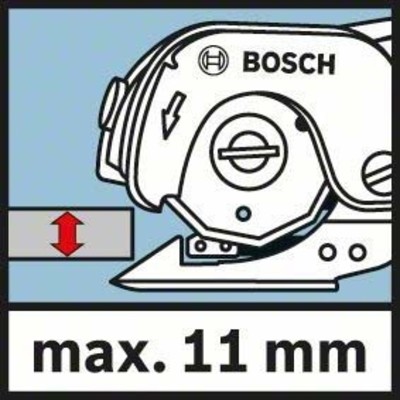 Bosch Power Tools Akku-Stoffschere GUS 12V-300 (L) 06019B2905