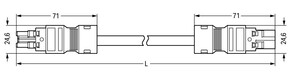 WAGO GmbH & Co. KG konfekt.Verbindungsleitung Eca,Buchse Stecker 771-8992/006-105