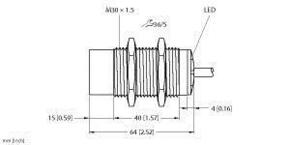 Turck Sensor induktiv NI15-M30-AD4X