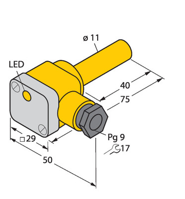 Turck Sensor induktiv NI5-K11SK-AP6X
