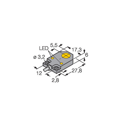 Turck Sensor induktiv BI3-Q06-AP6X2