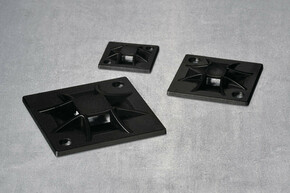 HellermannTyton Montagesockel 20x20mm schwarz QM20-PA66-BK-C1